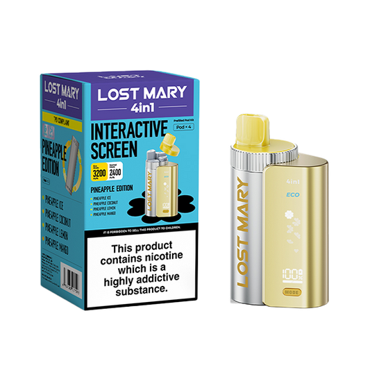 Pineapple Edition | Lost Mary 4 In 1 | Interactive Screen