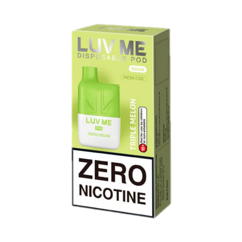 0% Nicotine Luv Me Vape SG600 | Buy 2 Get 1 Free | Mix 'N' Match