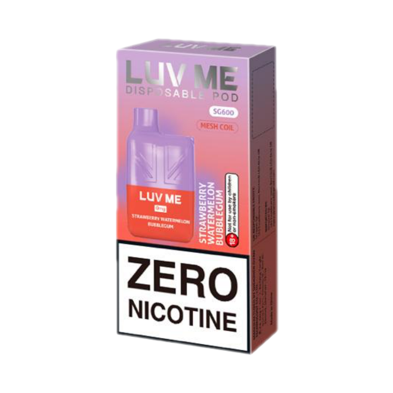 0% Nicotine Luv Me Vape SG600 | Buy 2 Get 1 Free | Mix 'N' Match