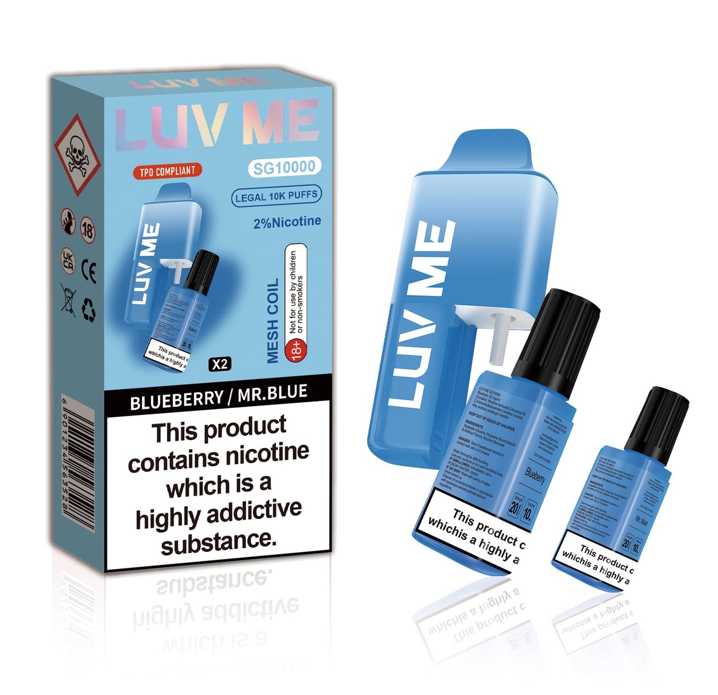 Luv Me SG10000 | 2 In 1 | Blueberry/Mr Blue