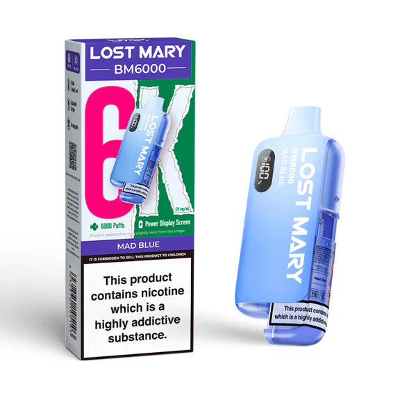 Lost Mary BM6000 | Mad Blue *New*