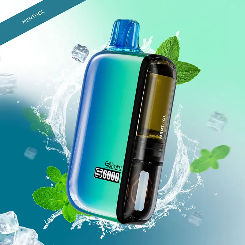 Menthol | SKE Sikary S6000 Prefilled Vape Kit Rechargeable