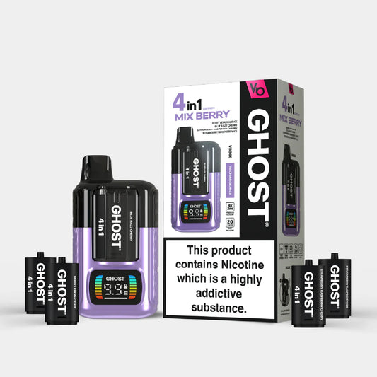 Mix Berry Edition | Ghost 4 In 1 VBS66 | Vapes Bars