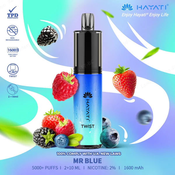 Hayati Twist 5000 | Mr Blue | Only £9.99!