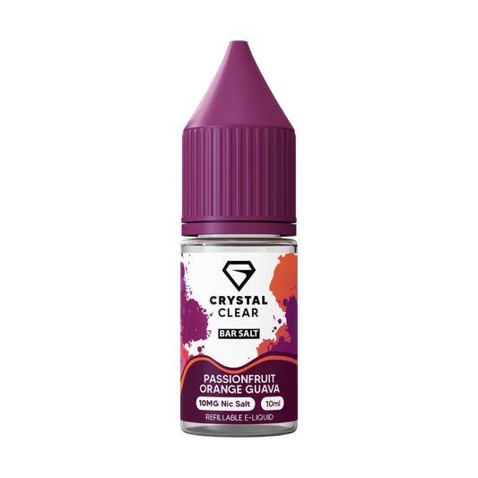 Passionfruit Orange Guava - Crystal Clear Nic Salts 10ml