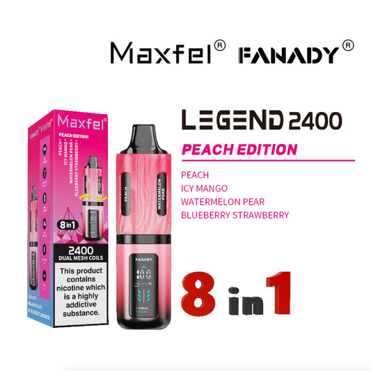 Maxfel Fanady Legend 2400 | Peach Edition | 8 In 1