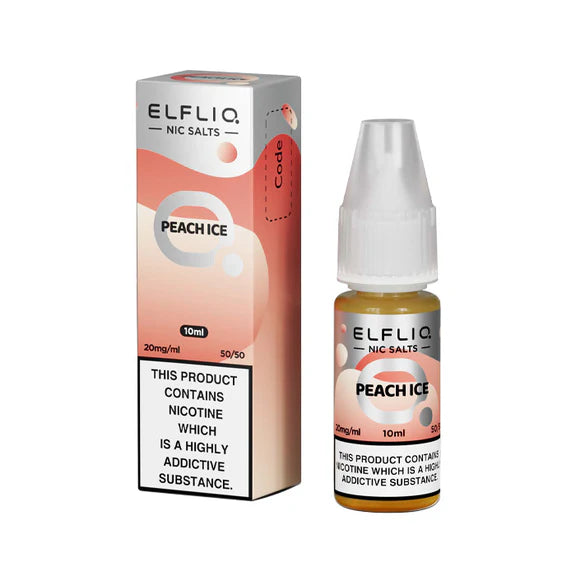 Peach Ice - Elfliq Nic Salts Elf Bar 10ml