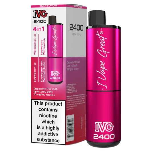 IVG 2400 Pink Edition | 4 In 1 | Only £9.99!