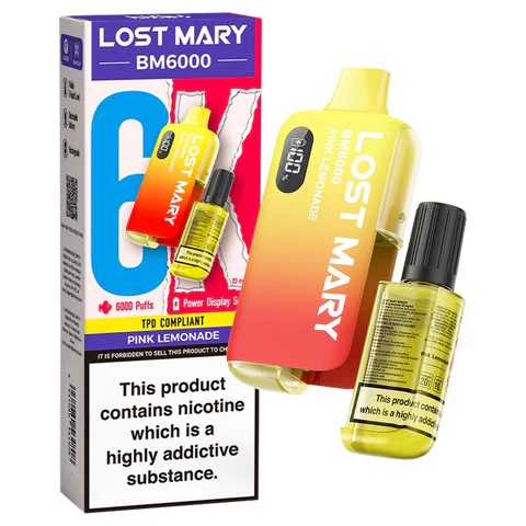 Lost Mary BM6000 Disposable Vape | Pink Lemonade