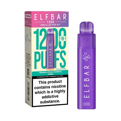 Elf Bar 1200 2 In 1 Disposable Pod Kit