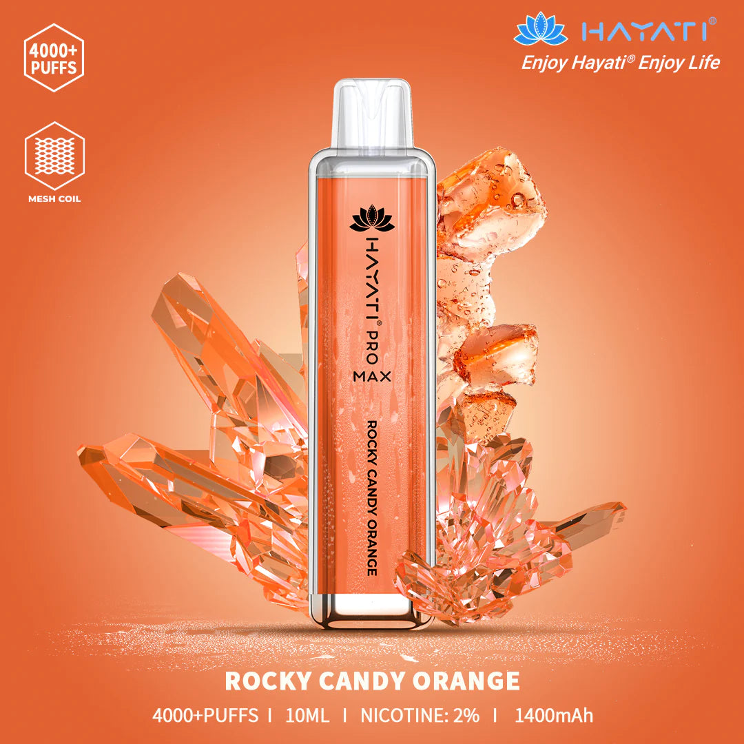 Hayati Crystal Pro Max 4000 Puffs | All New Flavours Available | Only £ ...