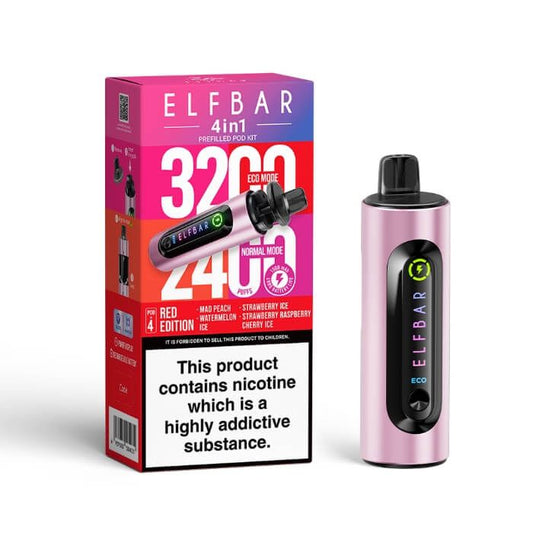 Red Edition | Elfbar 4 IN 1 | Only £10!