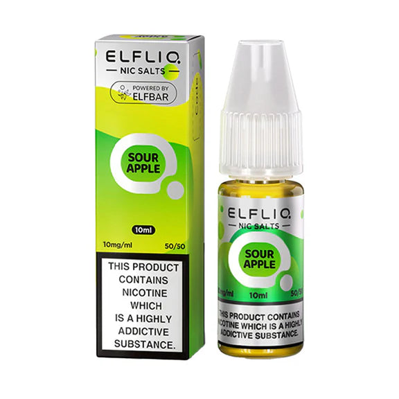 Sour Apple - Elfliq Nic Salts Elf Bar 10ml