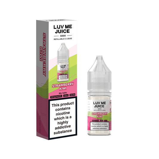 Luv Me Nic Salts 20MG | Strawberry Kiwi | 4 For £10!