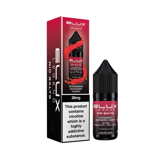 Strawberry Raspberry Cherry - Elux Legend Nic Salts 10ml