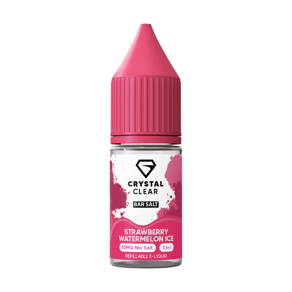 Strawberry Watermelon Ice - Crystal Clear Nic Salts 10ml