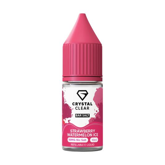 Strawberry Watermelon Ice - Crystal Clear Nic Salts 10ml