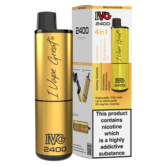 IVG 2400 Disposable Vape | Summer Edition | 4 in 1 | Only £9.99!