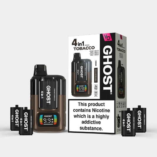 Tobacco Edition | Ghost 4 In 1 VBS66 | Vapes Bars