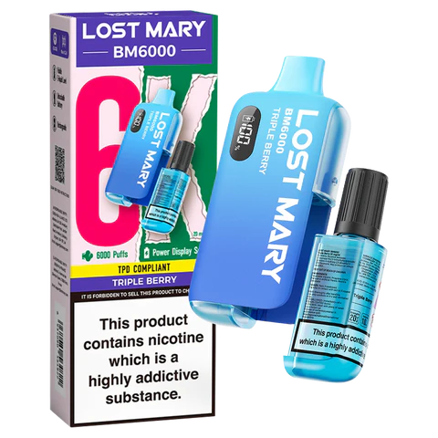 Lost Mary BM6000 Disposable Vape | Triple Berry