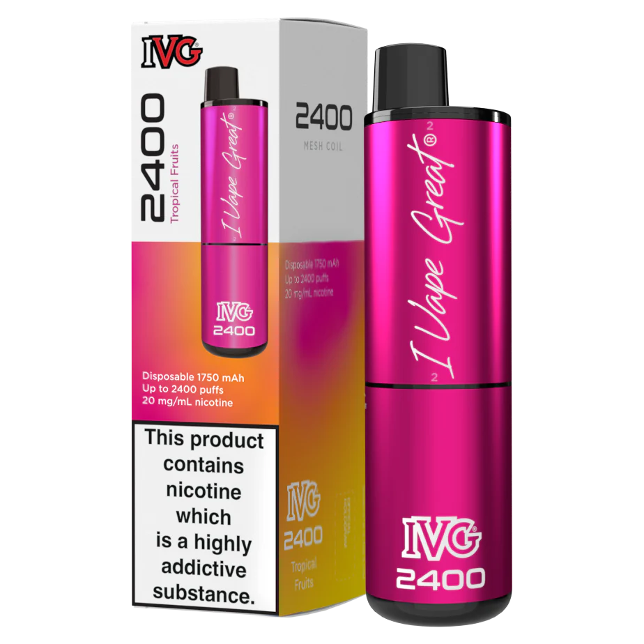 IVG 2400 Disposable Vape | Tropical Fruits | Only £10!