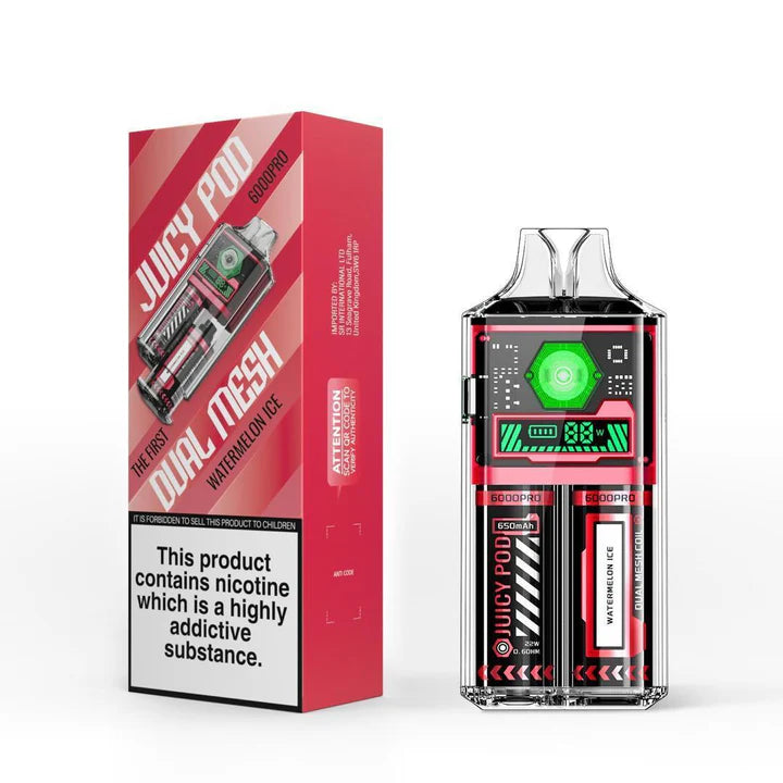 Watermelon Ice | Juicy Pod Good Pro 6000 Disposable Vape Kit