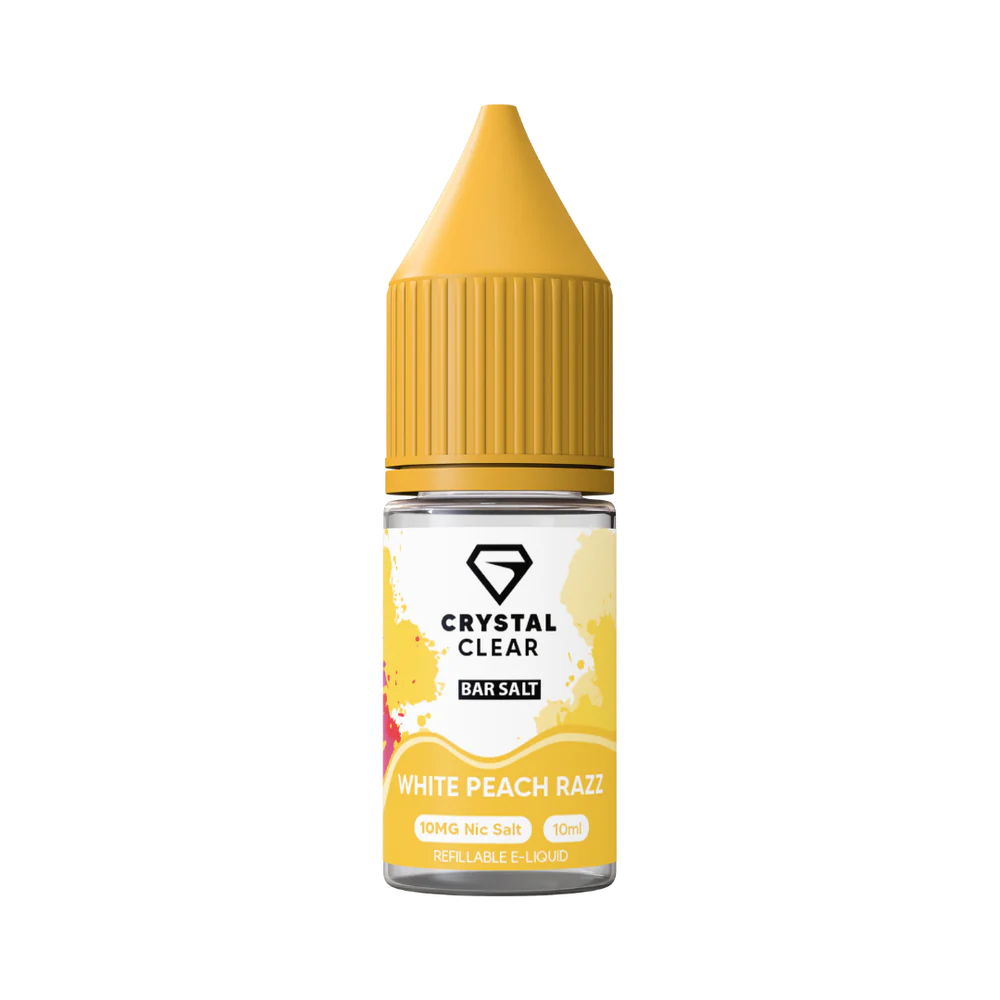 White Peach Razz - Crystal Clear Nic Salts 10ml