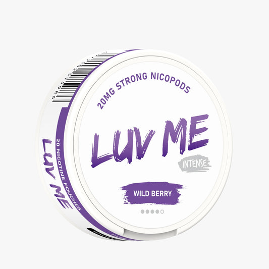 Luv Me Intense Nicotine Pouch 20MG | Wild Berry