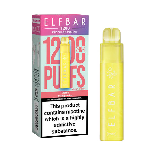 Elf Bar 1200 2 In 1 Disposable Pod Kit