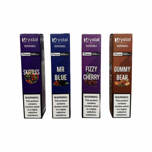 Krystal Bar Disposable 4000 Puffs